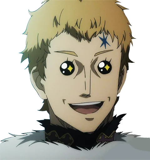 Sticker from the "Black Clover" sticker pack