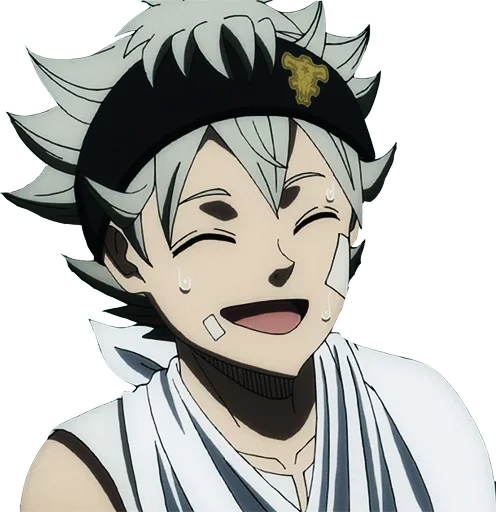 Sticker from the "Black Clover" sticker pack