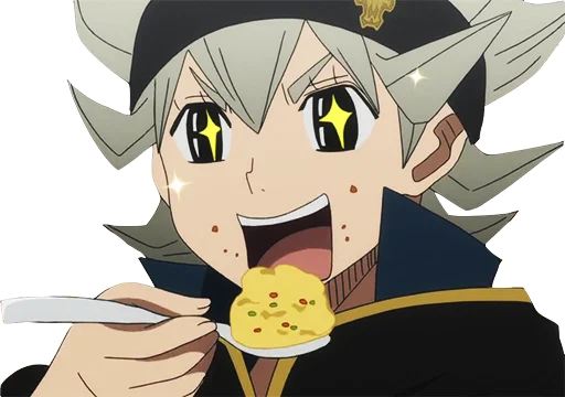 Sticker from the "Black Clover" sticker pack