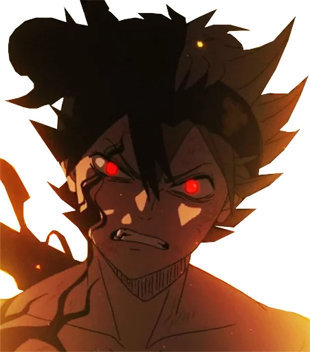 Sticker from the "Black Clover" sticker pack