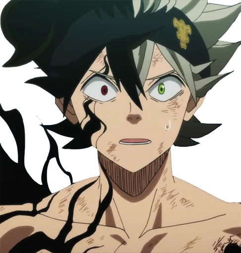 Sticker from the "Black Clover" sticker pack