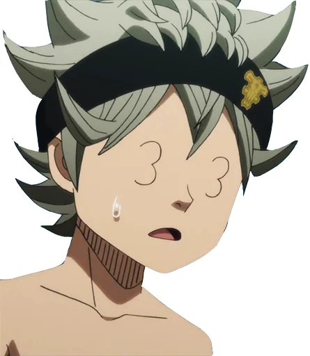 Sticker from the "Black Clover" sticker pack