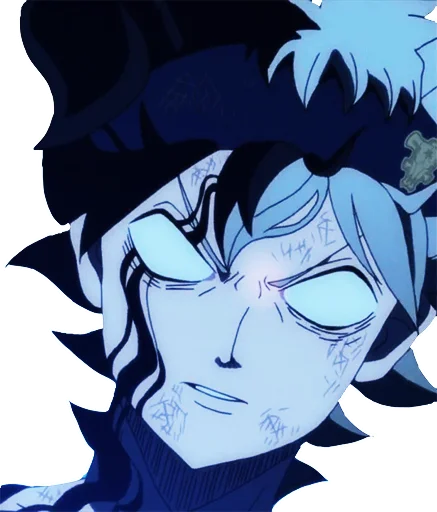 Sticker from the "Black Clover" sticker pack