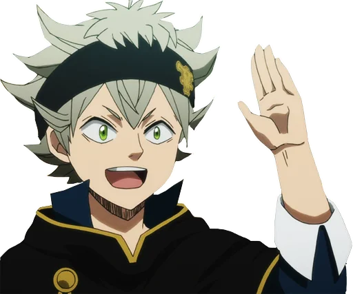 Sticker from the "Black Clover" sticker pack