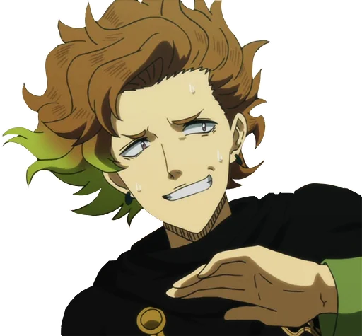 Sticker from the "Black Clover" sticker pack