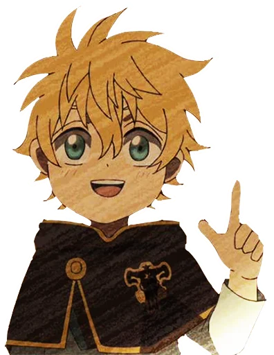 Sticker from the "Black Clover" sticker pack