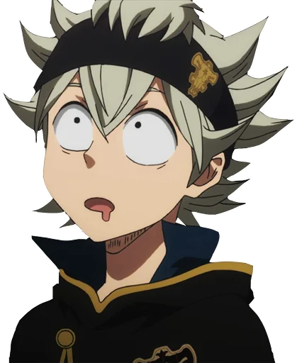 Sticker from the "Black Clover" sticker pack