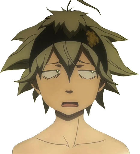 Sticker from the "Black Clover" sticker pack