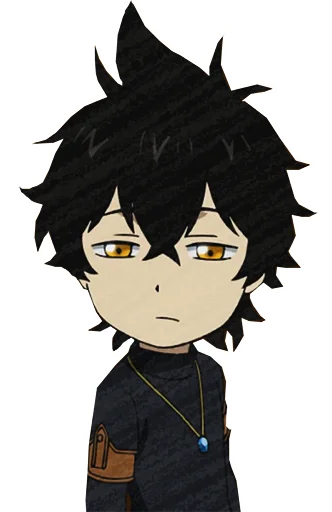 Sticker from the "Black Clover" sticker pack