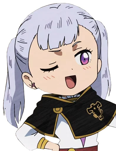 Sticker from the "Black Clover" sticker pack