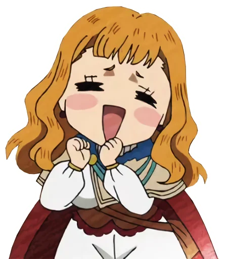 Sticker from the "Black Clover" sticker pack