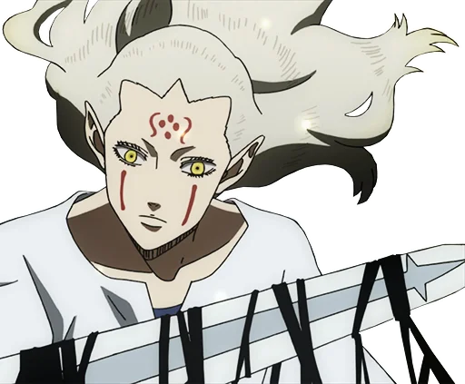 Sticker from the "Black Clover" sticker pack