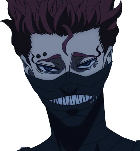 Sticker from the "Black Clover" sticker pack