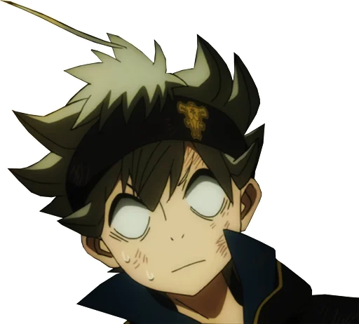 Sticker from the "Black Clover" sticker pack