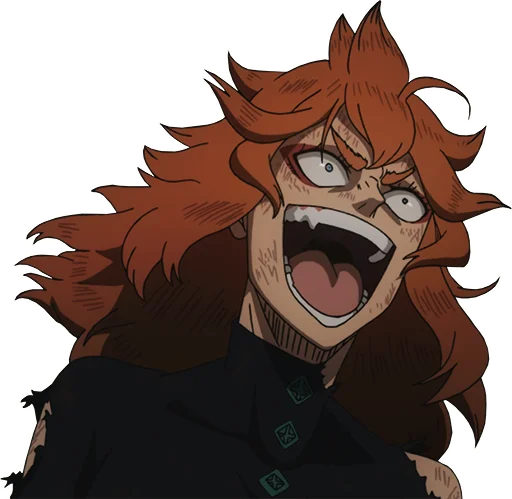 Sticker from the "Black Clover" sticker pack