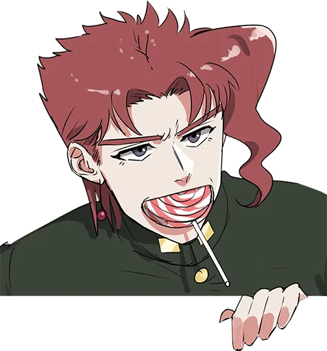 Sticker from the "Noriaki Kakyouin (JJBA)" sticker pack