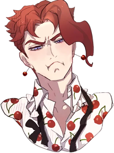 Sticker from the "Noriaki Kakyouin (JJBA)" sticker pack