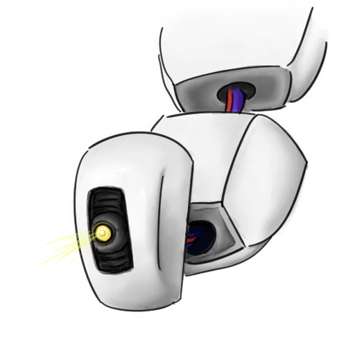 Sticker from the "Glados" sticker pack