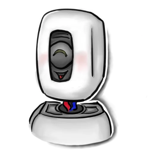 Sticker from the "Glados" sticker pack