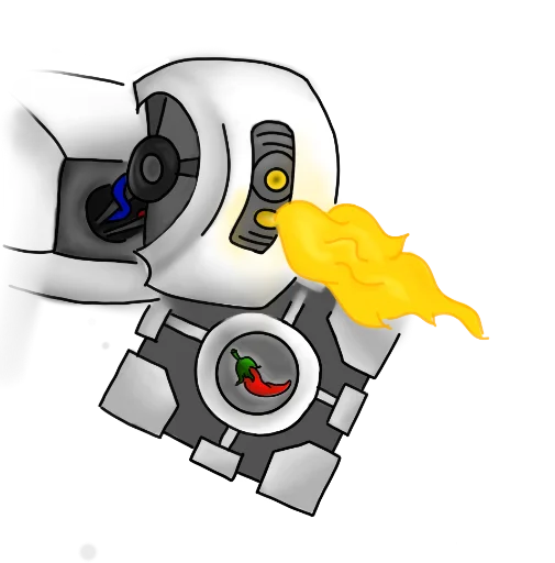 Sticker from the "Glados" sticker pack