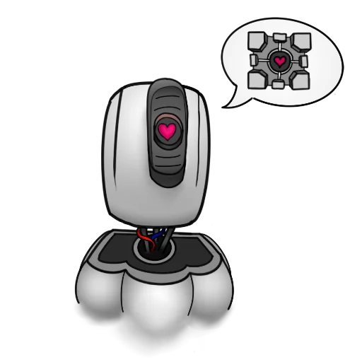 Sticker from the "Glados" sticker pack