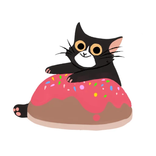 Sticker from the "коттьма" sticker pack