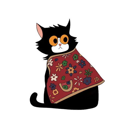 Sticker from the "коттьма" sticker pack