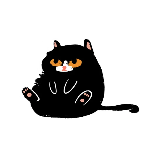 Sticker from the "коттьма" sticker pack