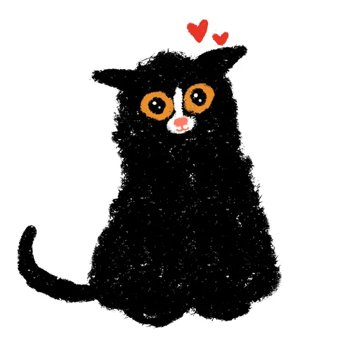 Sticker from the "коттьма" sticker pack