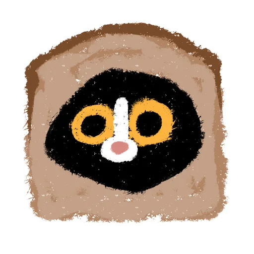 Sticker from the "коттьма" sticker pack