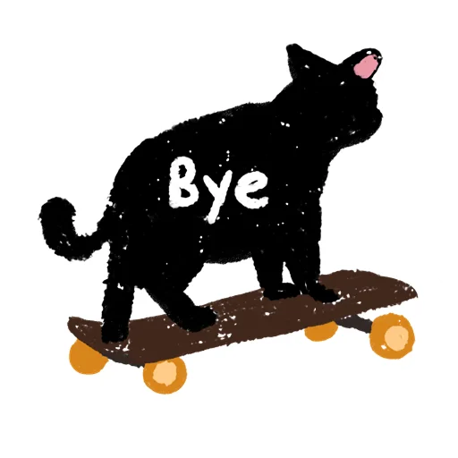 Sticker from the "коттьма" sticker pack