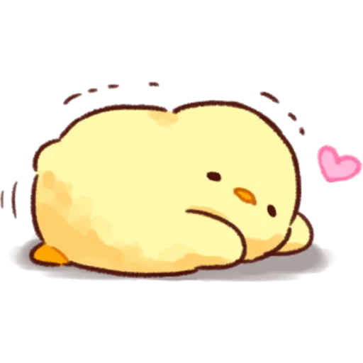 Sticker from the "Soft and Cute Chicks Love" sticker pack