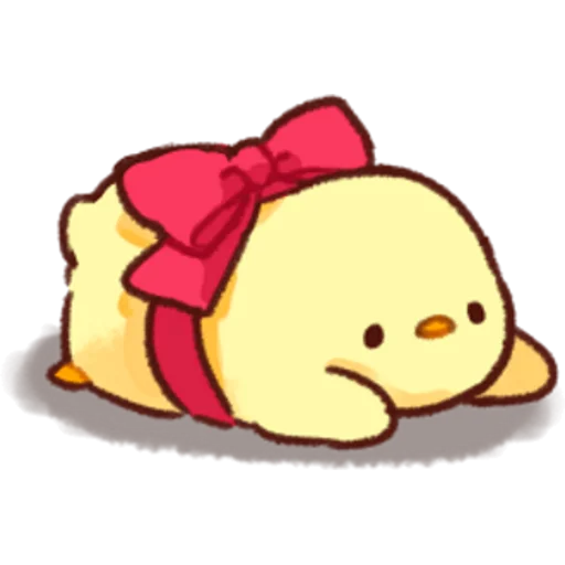 Sticker from the "Soft and Cute Chicks Love" sticker pack