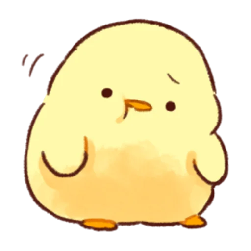 Sticker Soft and Cute Chicks Love