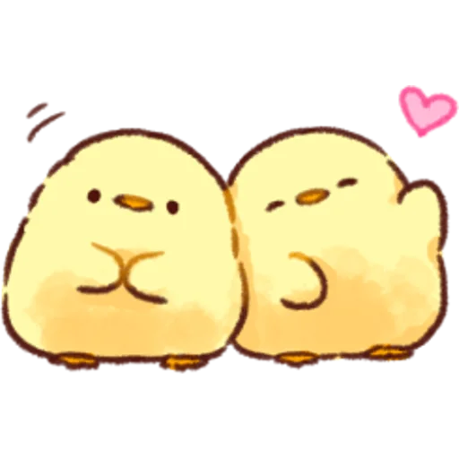 Sticker from the "Soft and Cute Chicks Winter" sticker pack