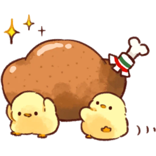 Sticker from the "Soft and Cute Chicks Winter" sticker pack