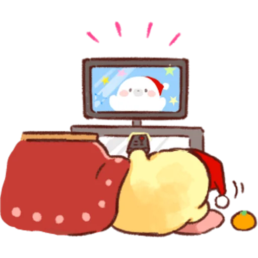 Sticker from the "Soft and Cute Chicks Winter" sticker pack