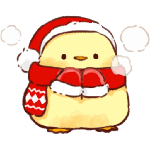 Sticker from the "Soft and Cute Chicks Winter" sticker pack