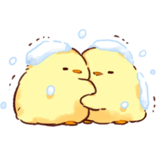 Sticker from the "Soft and Cute Chicks Winter" sticker pack