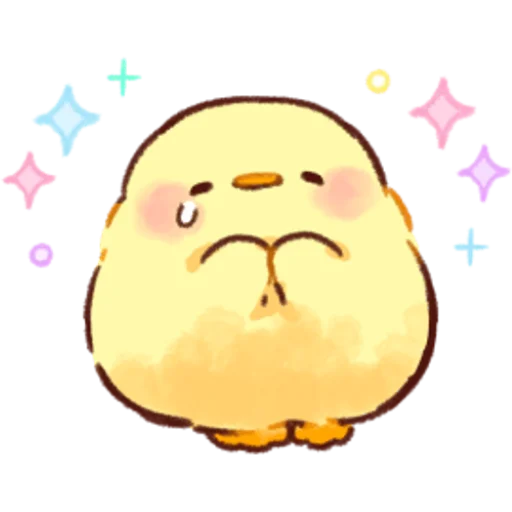 Sticker from the "Soft and Cute Chicks Winter" sticker pack