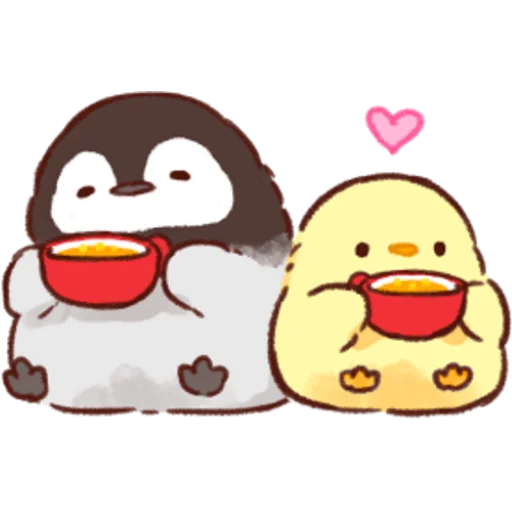 Sticker from the "Soft and Cute Chicks Winter" sticker pack