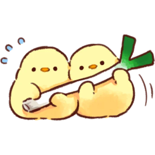 Sticker from the "Soft and Cute Chicks Winter" sticker pack