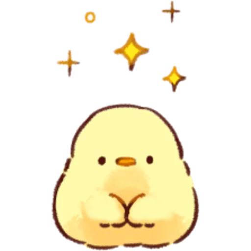 Sticker from the "Soft and Cute Chicks Winter" sticker pack