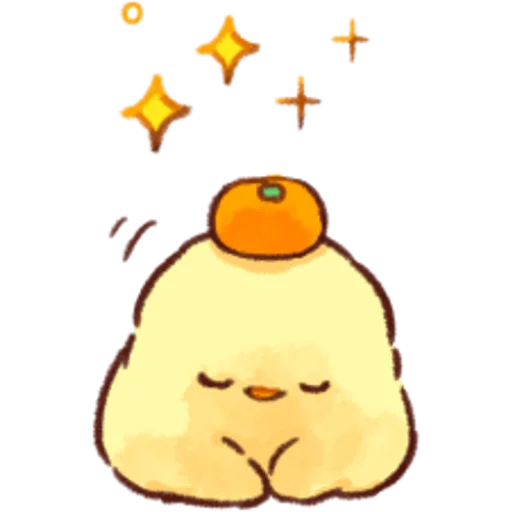 Sticker from the "Soft and Cute Chicks Winter" sticker pack