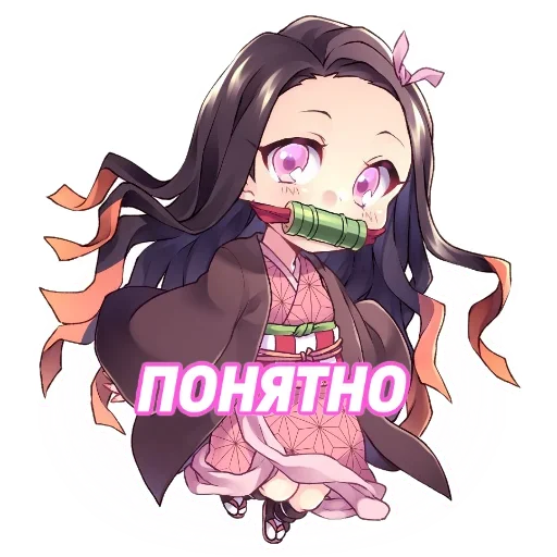 Sticker from the "Клинок рассекающий демонов" sticker pack