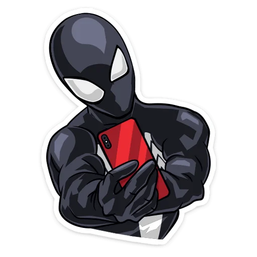 Sticker from the "Человек паук | Spider man" sticker pack