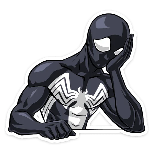 Sticker from the "Человек паук | Spider man" sticker pack