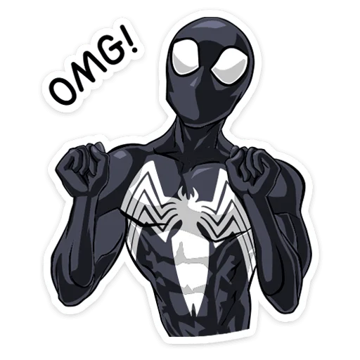 Sticker from the "Человек паук | Spider man" sticker pack