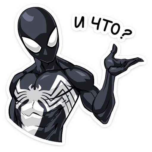 Sticker from the "Человек паук | Spider man" sticker pack