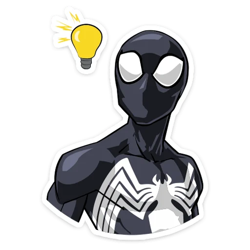 Sticker from the "Человек паук | Spider man" sticker pack